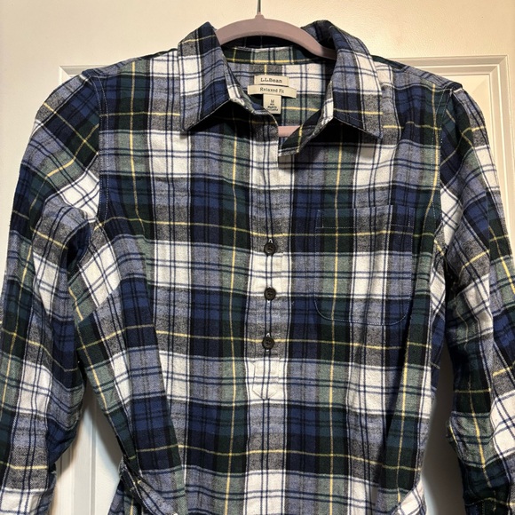 L.L. Bean Flannel Dress - Picture 3 of 8